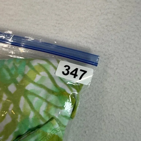 Susan Graver Weekend Hooded Tunic Women XLP Green Animal Print Resort Tropical - Picture 9 of 9